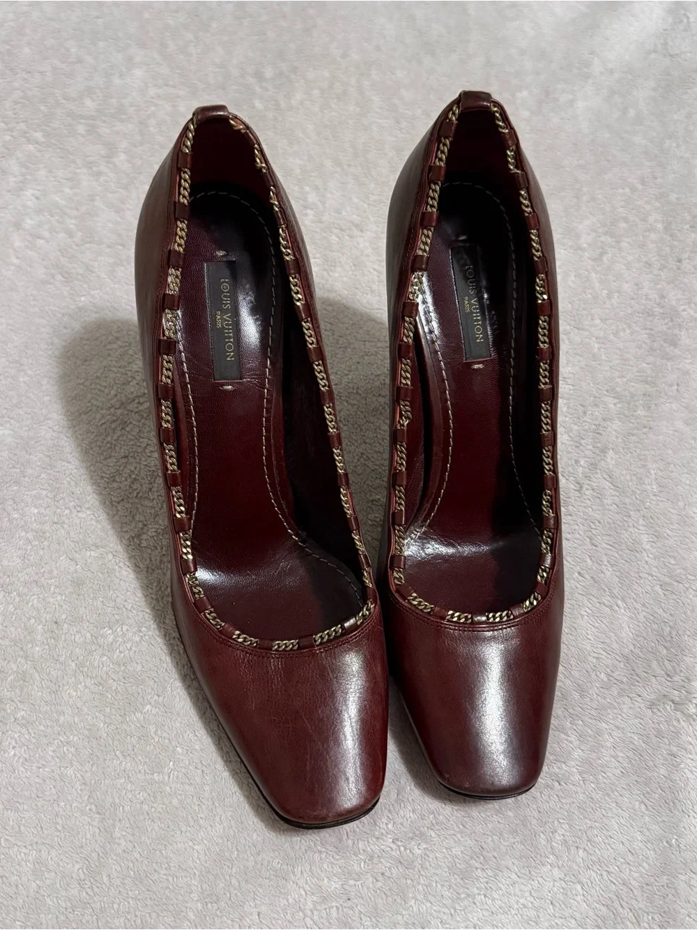 louis vuitton burgundy leather dress Zendaya in A Burgundy Dress for Date Night